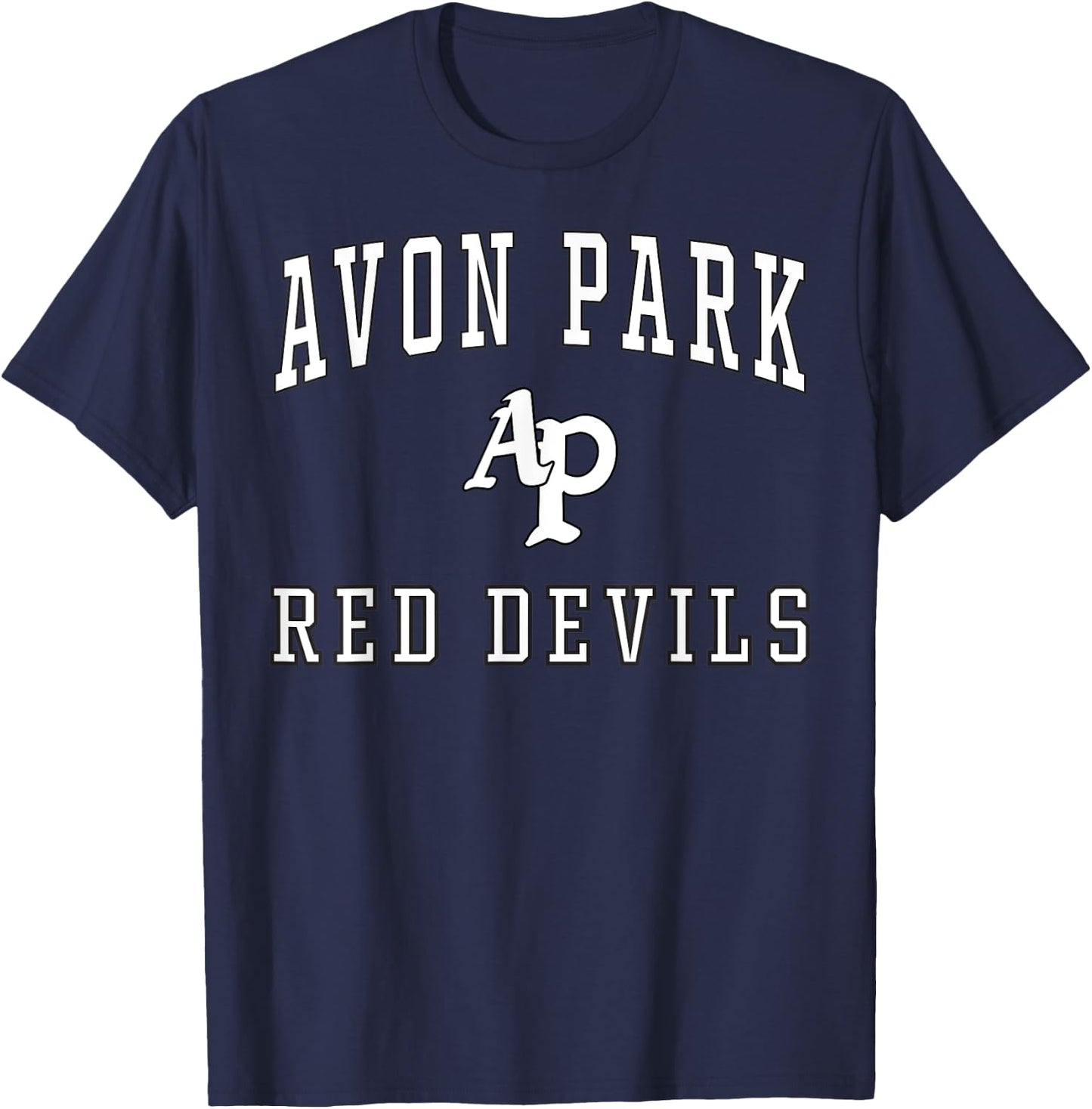 Avon Park High School Red Devils C1 T-Shirt - T-Shirt | Navy