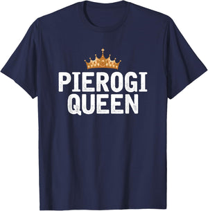 Pierogi Queen T-Shirt - T-Shirt | Navy