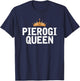 Pierogi Queen T-Shirt - T-Shirt | Navy