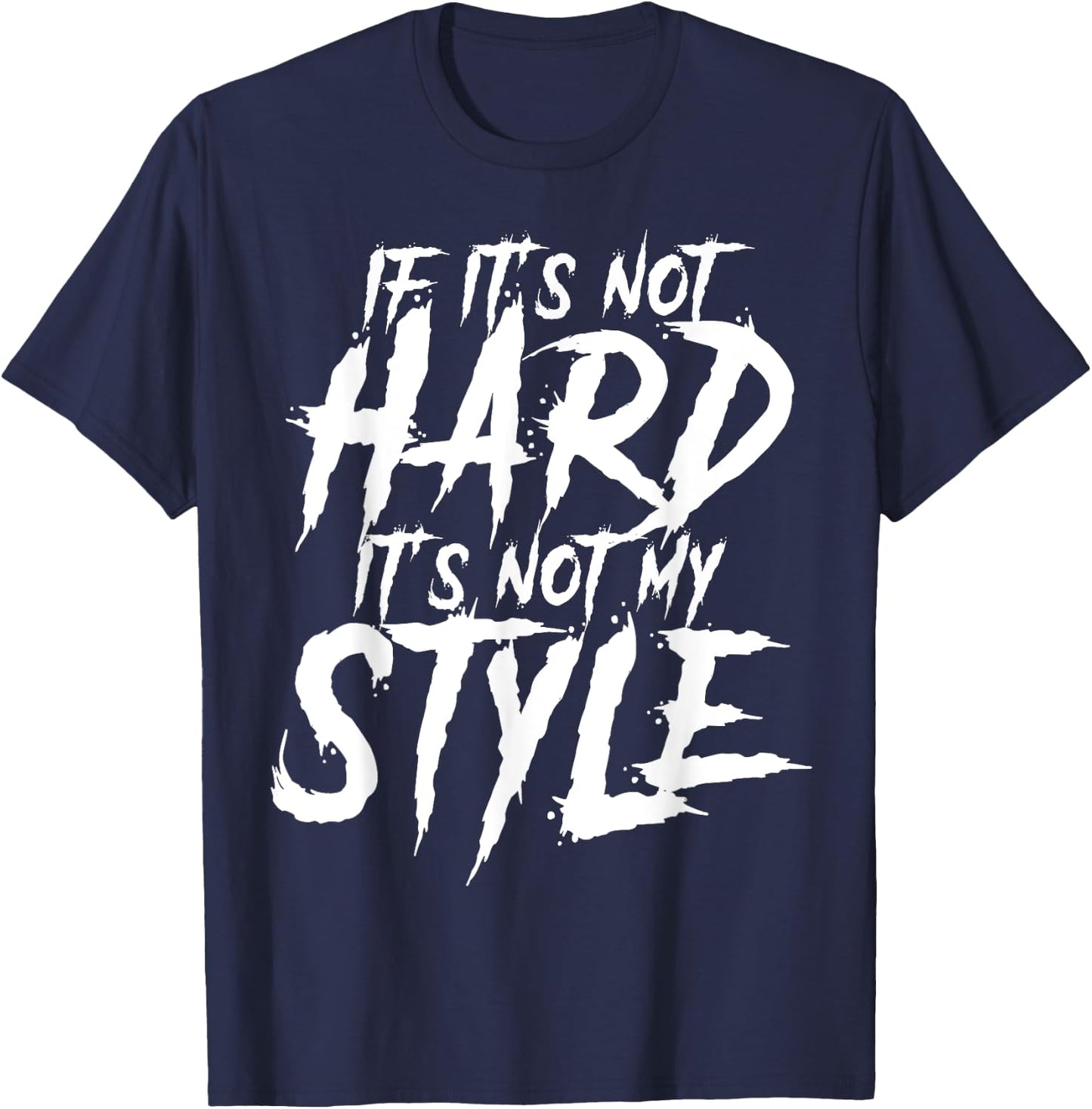 Hardstyle Shirt, Rave, Edm, Rawstyle, Techno, Dubstep, Dnb T-Shirt - T-Shirt | Navy