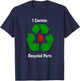 Kidney Transplant Survivor I contain recycled parts T-Shirt - T-Shirt | Navy