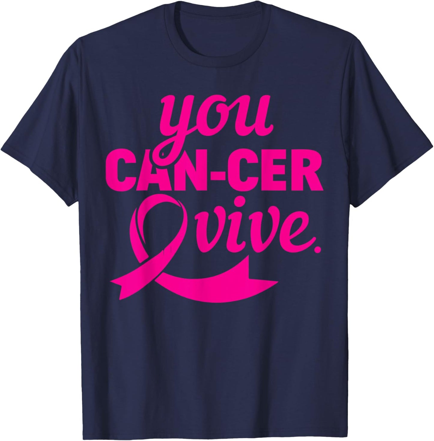 Breast Cancer Support You Can Survive Survivor Gift T-Shirt - T-Shirt | Navy