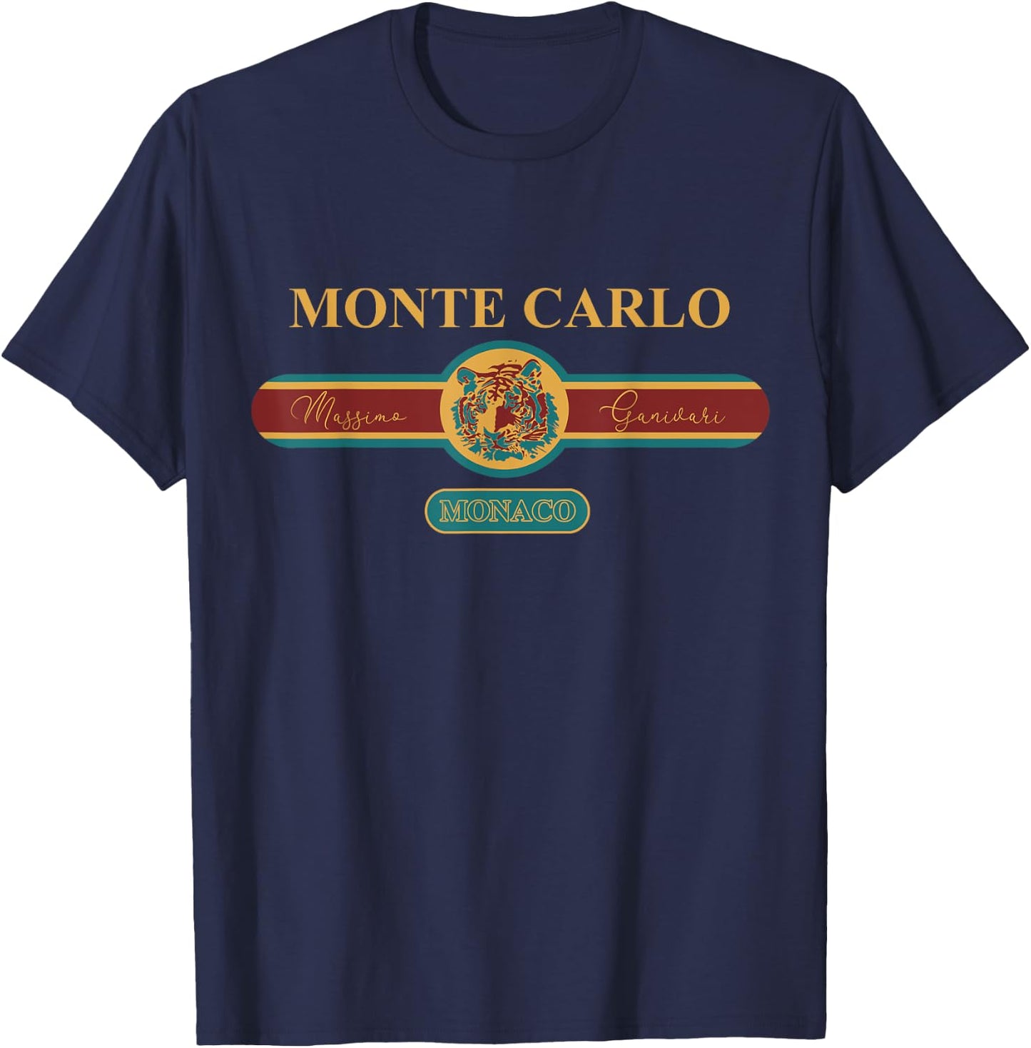 Fashion Monte Carlo Monaco Vacation Souvenir T-Shirt - T-Shirt | Navy