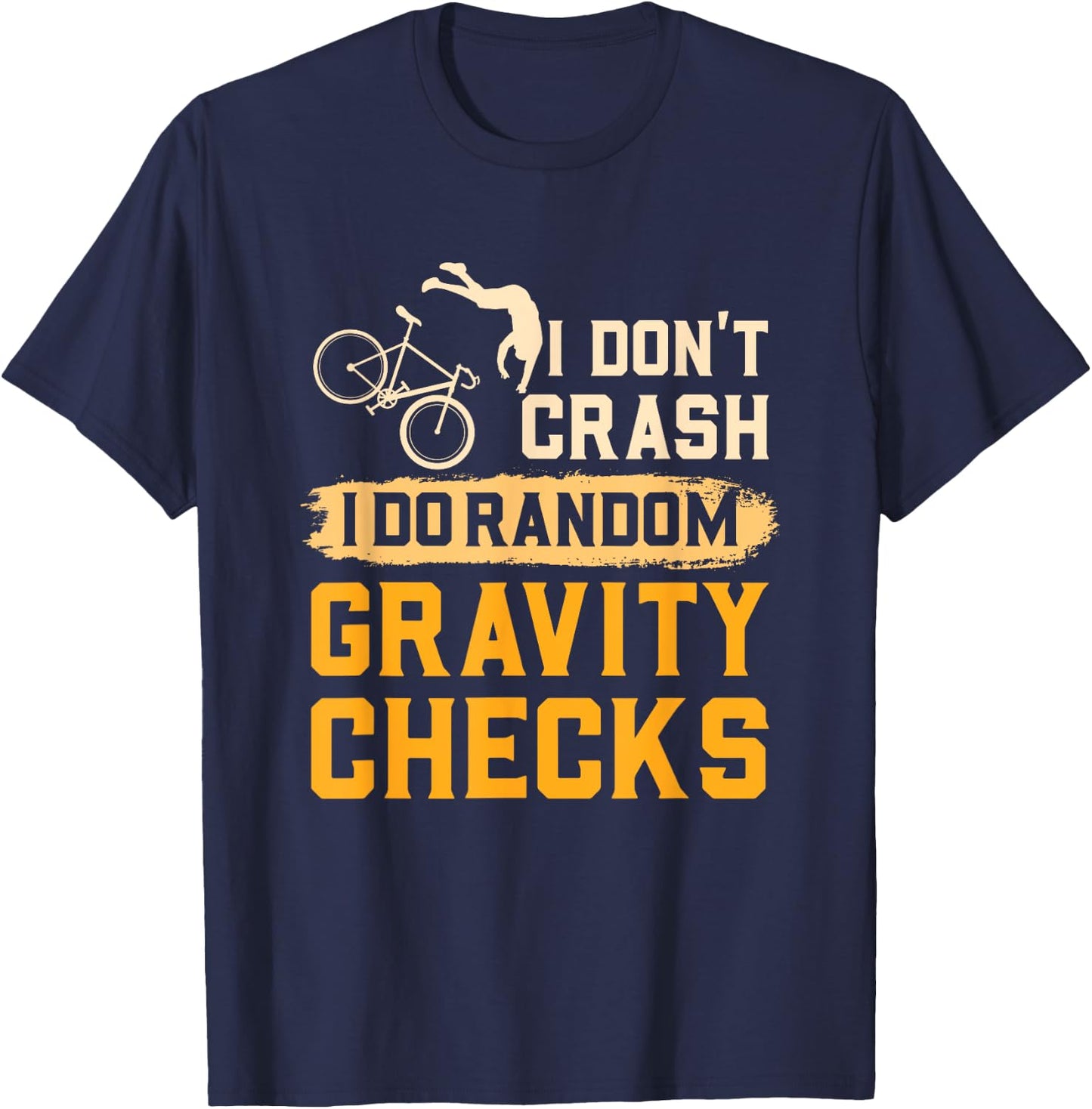 Mountain Biking Gift A Mountain Biker T-Shirt - T-Shirt | Navy