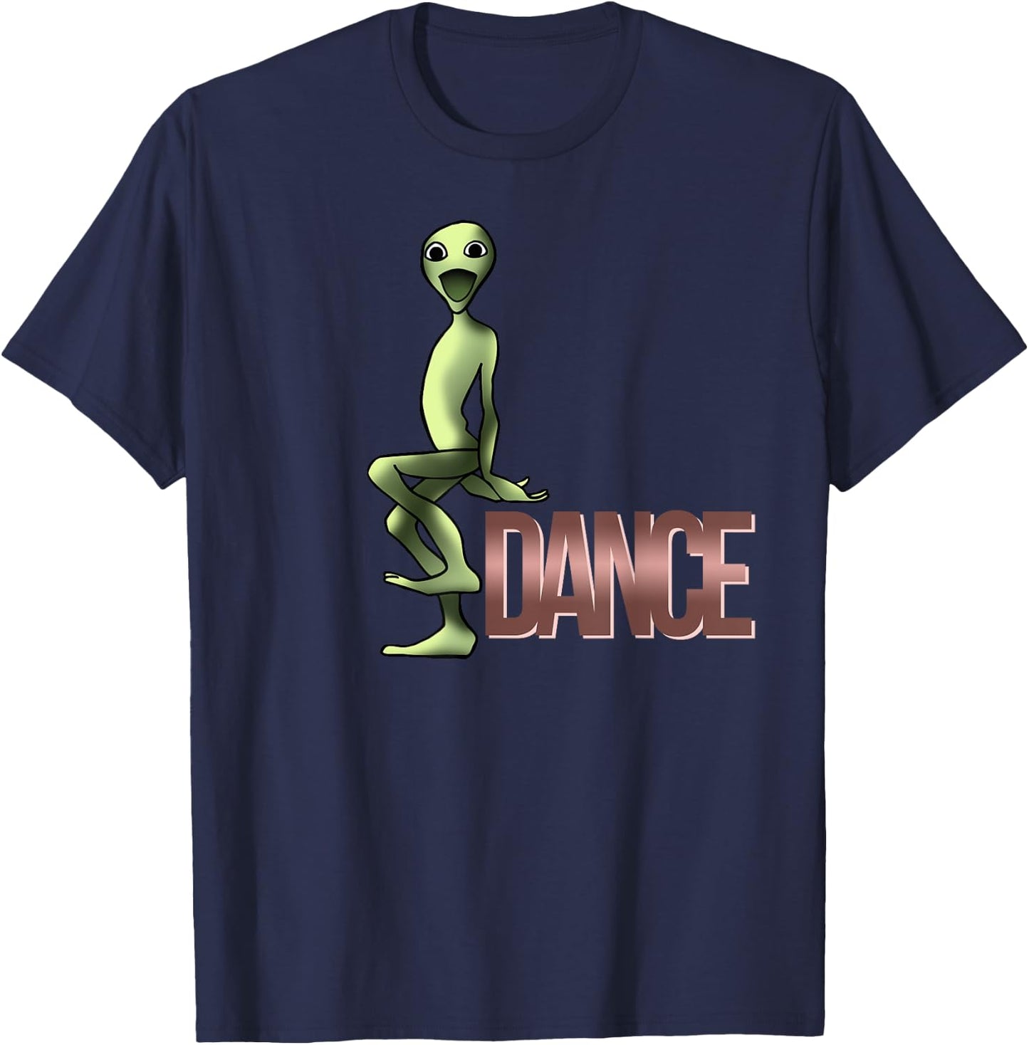 Funny Alien Dance green Frog Shirt Gift Cosita Shirts T-Shirt - T-Shirt | Navy