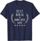 Voted Best Ninja to Drink Beer With 5 Stars Friends Ale T-Shirt - T-Shirt | Navy
