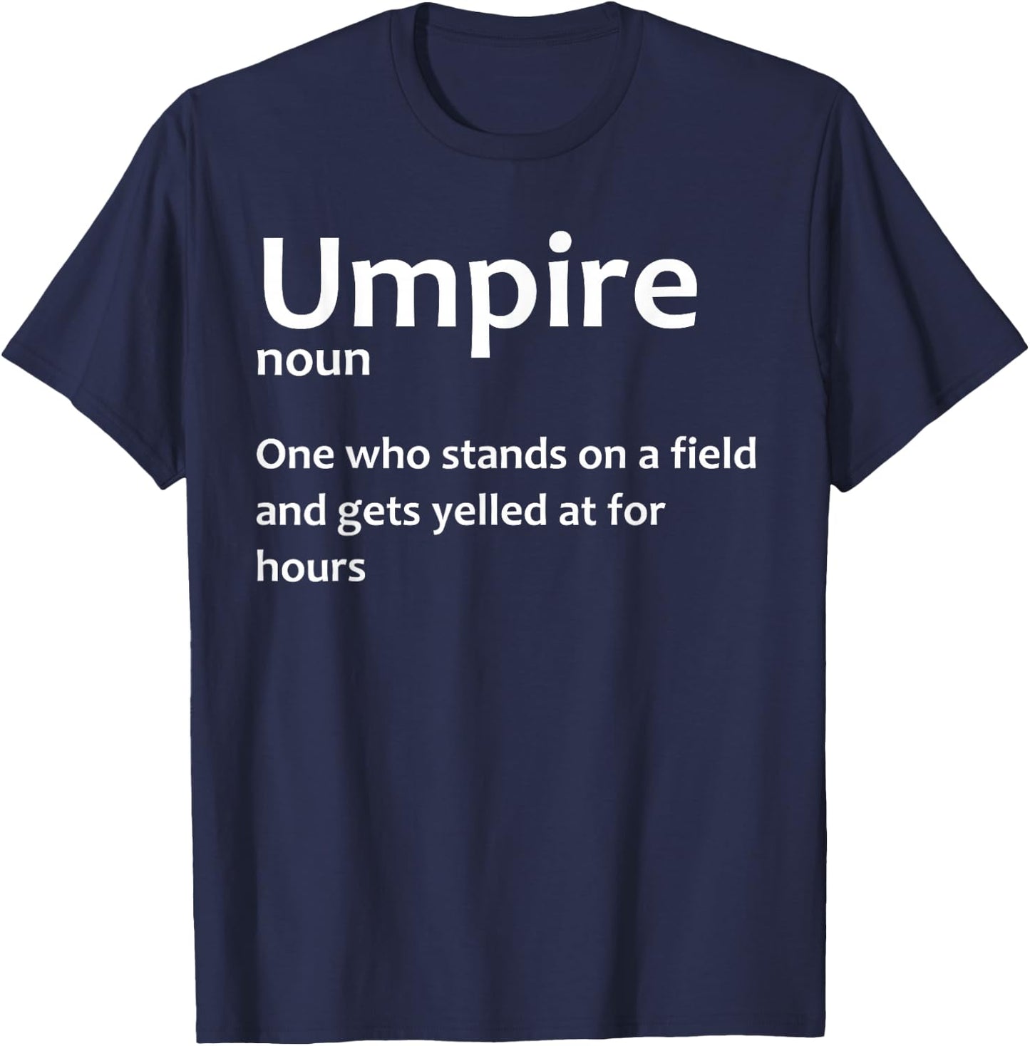 Best Umpire Design Women Softball Baseball Umpire T-Shirt - T-Shirt | Navy