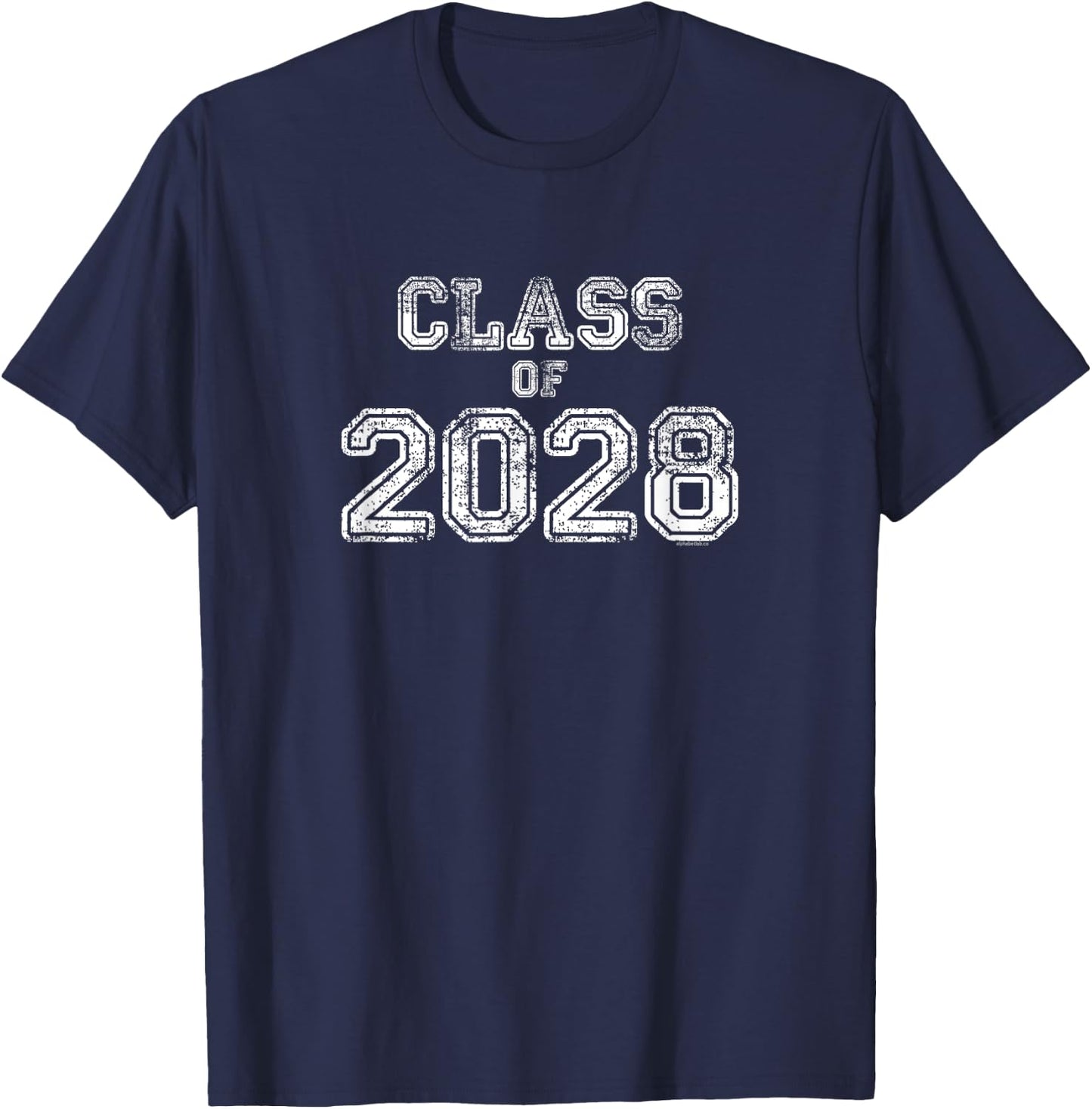 Class of 2028 Shirt | Senior 2028 Graduation Gift Him Her T-Shirt - T-Shirt | Navy