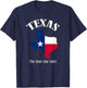 Texas The Lone Star State T-Shirt - T-Shirt | Navy