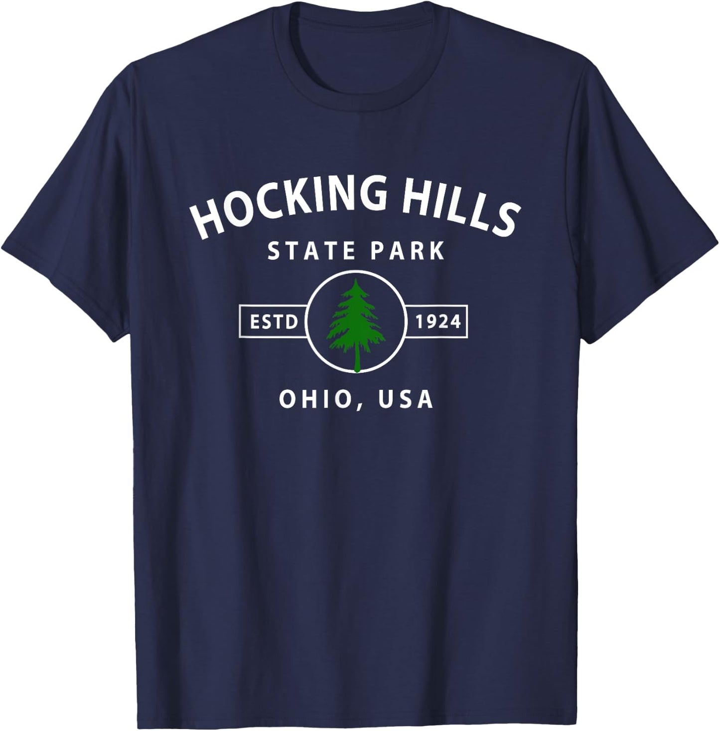 Hocking Hills State Park Ohio Gifts OH T-Shirt - T-Shirt | Navy