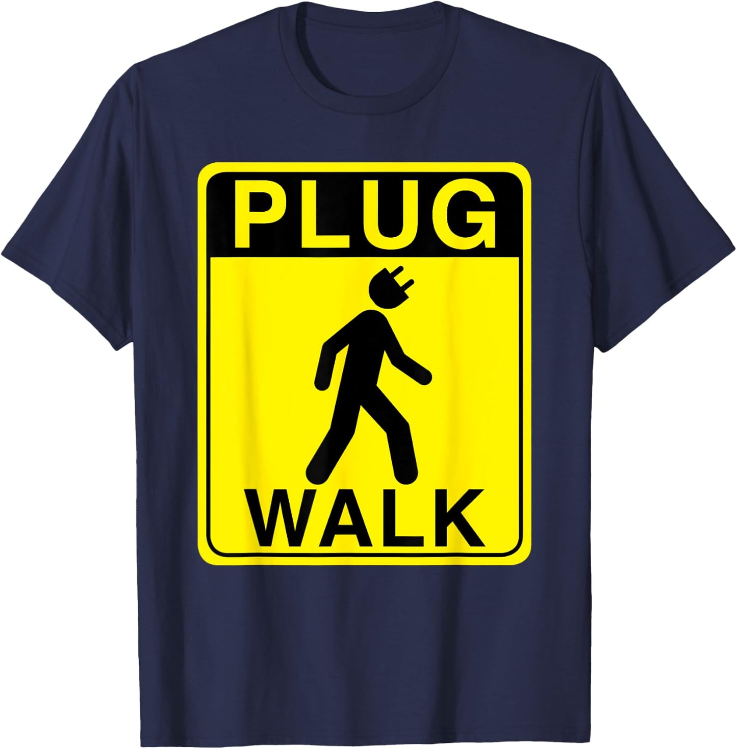 Plug Walk T-Shirt - T-Shirt | Navy