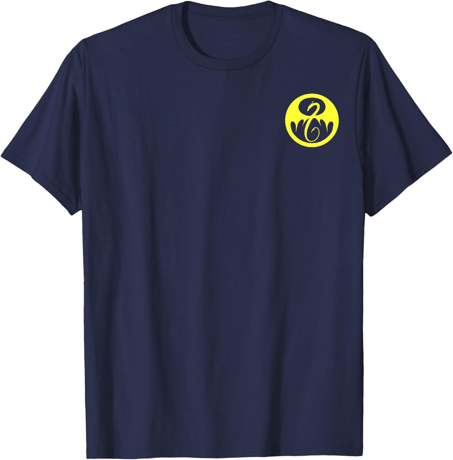 Marvel Iron Fist Pocket Symbol Graphic T-Shirt - T-Shirt | Navy