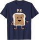PB&J Halloween Matching Couples Costume T-Shirt - T-Shirt | Navy