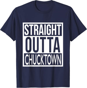 Straight Outta Chucktown Charleston, SC T-Shirt - T-Shirt | Navy