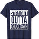 Straight Outta Chucktown Charleston, SC T-Shirt - T-Shirt | Navy