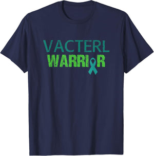 VACTERL Warrior Ribbon Awareness Support T-Shirt - T-Shirt | Navy