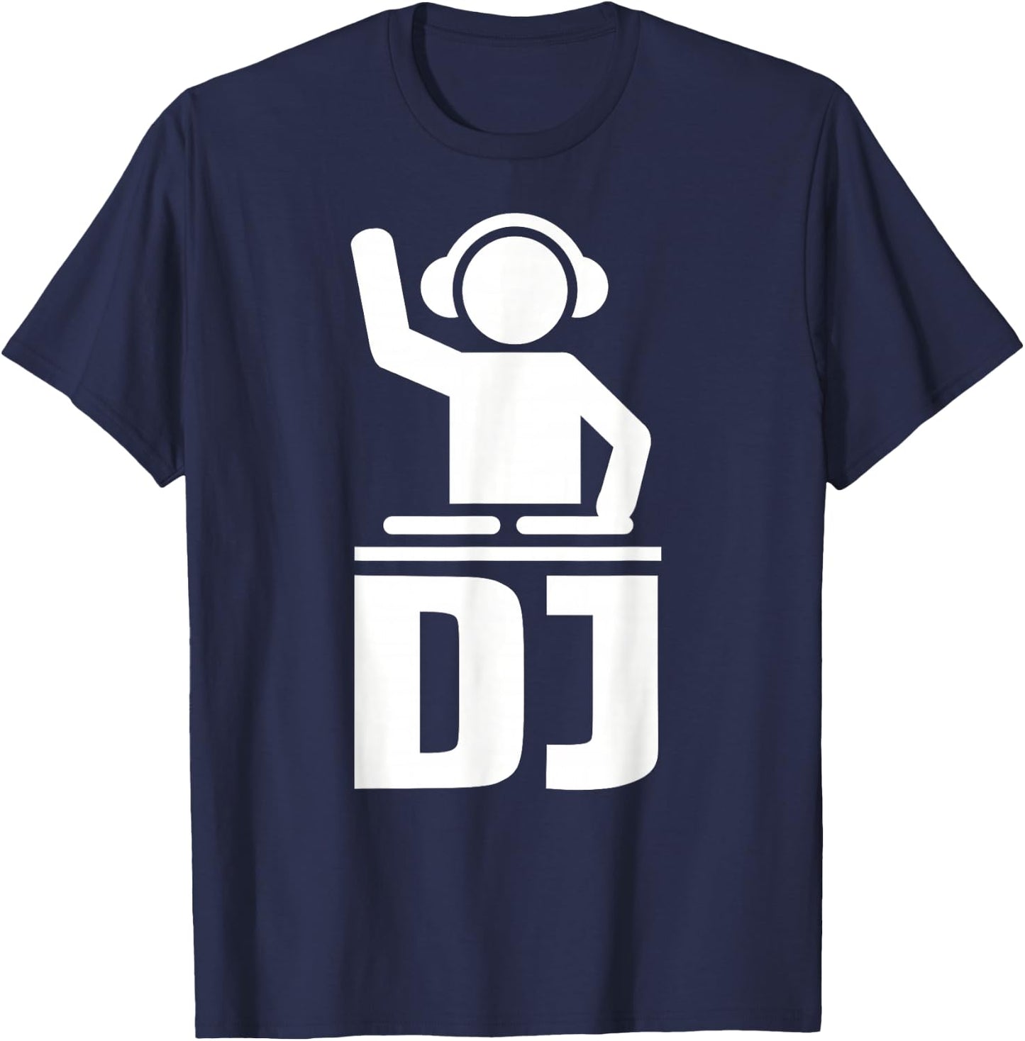 Kids DJ icon 6 Kelly Green T-Shirt - T-Shirt | Navy
