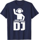 Kids DJ icon 6 Kelly Green T-Shirt - T-Shirt | Navy