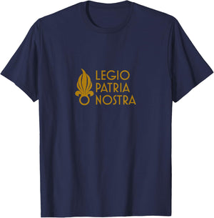 Legio Patria Nostra gold - Foreign Legion T-Shirt - T-Shirt | Navy