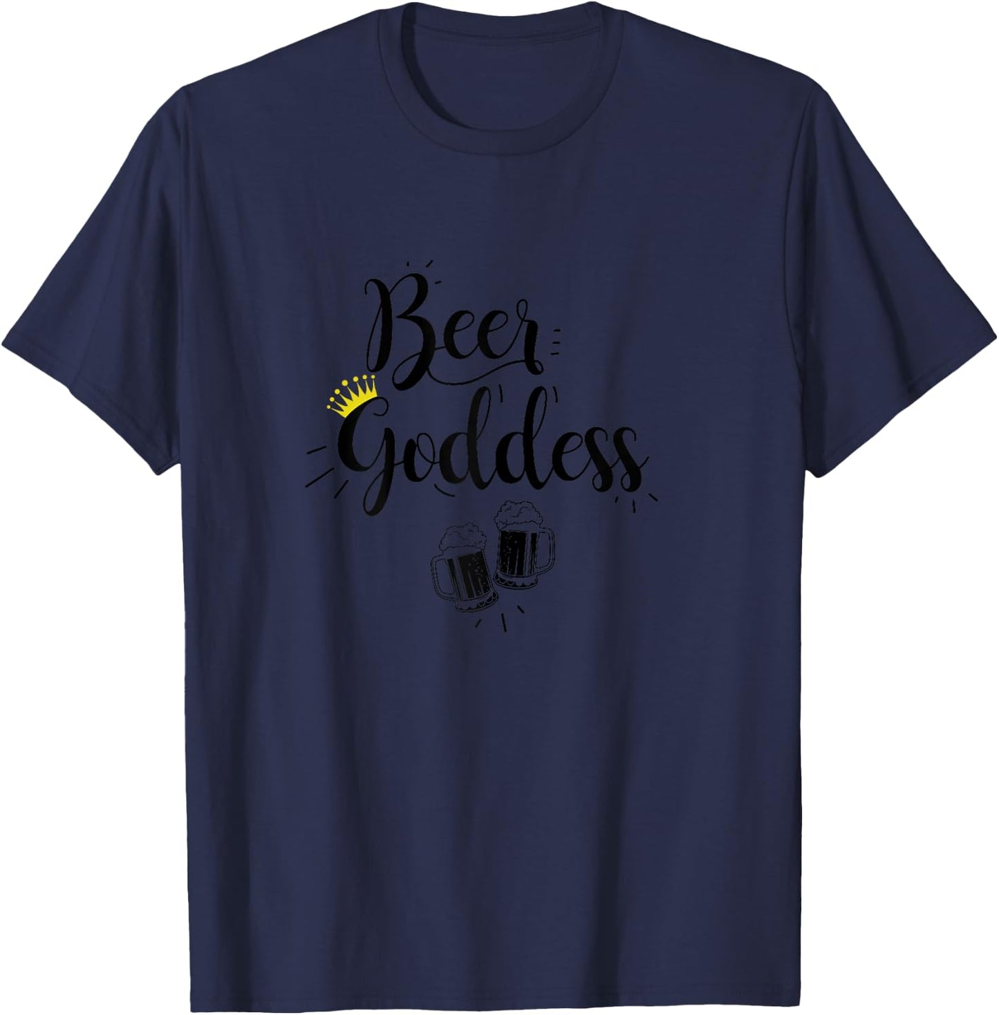 Beer Goddess T-Shirt - T-Shirt | Navy