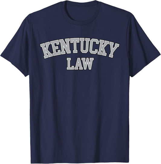 Kentucky Lawyer, Attorney Bar Graduate School Law Gift T-Shirt - T-Shirt | Navy