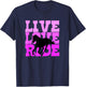 Live Love Ride Horse Horseback Riding Equestrian T-Shirt - T-Shirt | Navy
