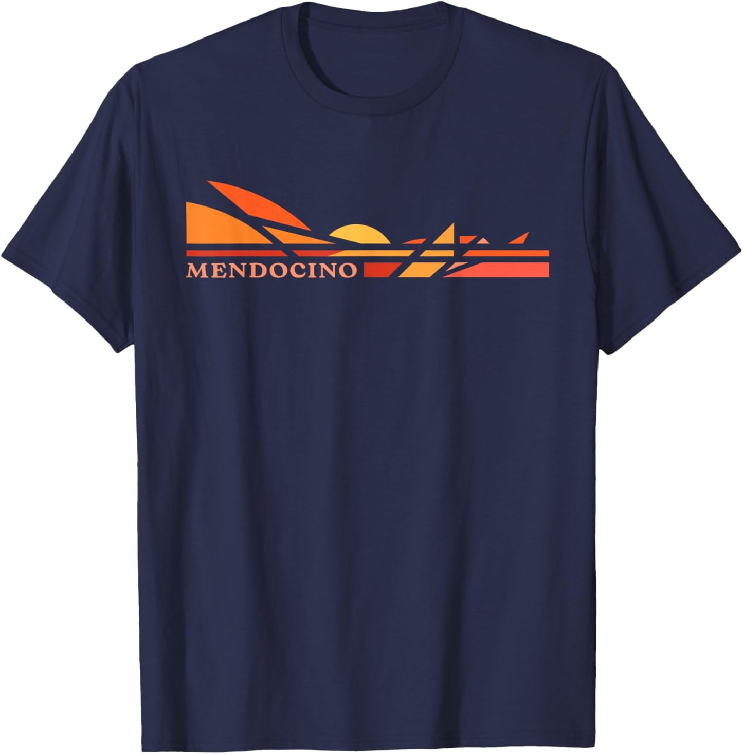 Mendocino California Lifestyle T-Shirt - T-Shirt | Navy