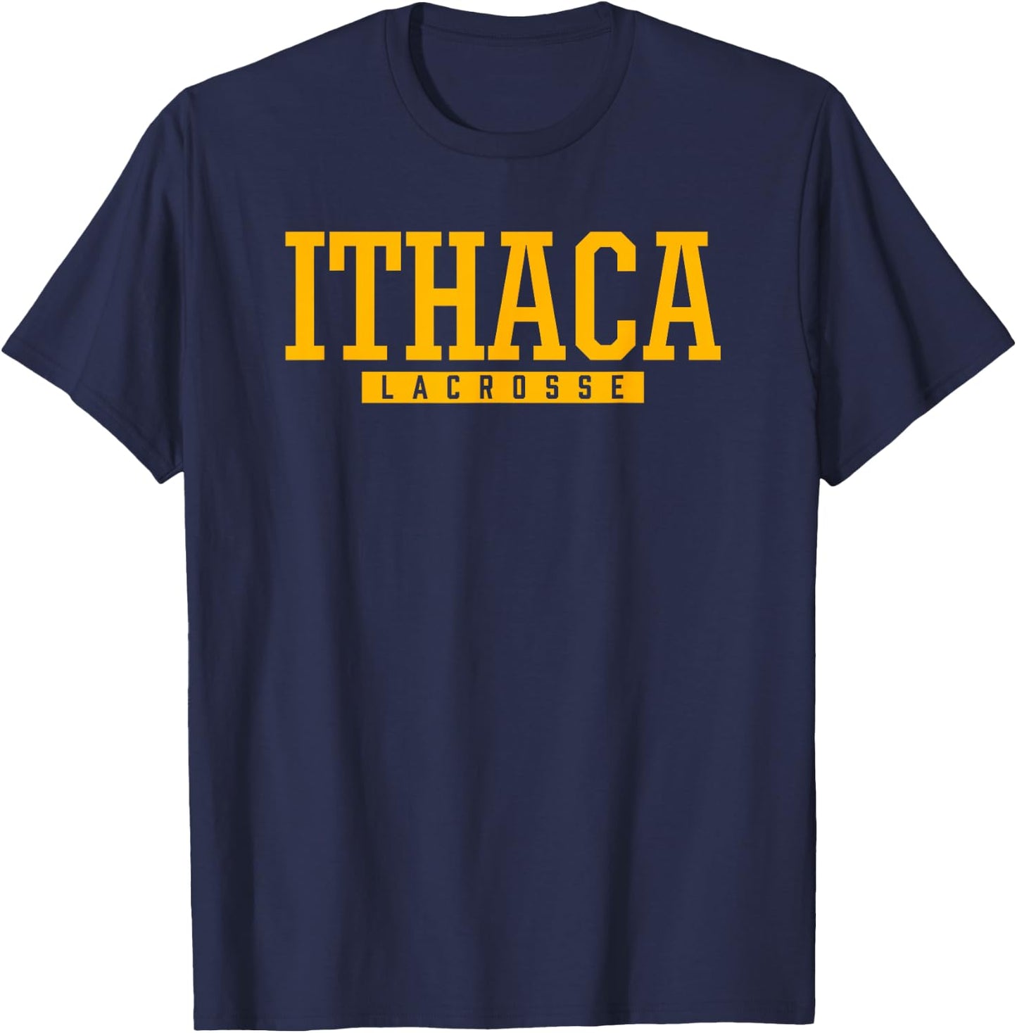 Ithaca High School Lacrosse T-Shirt - T-Shirt | Navy