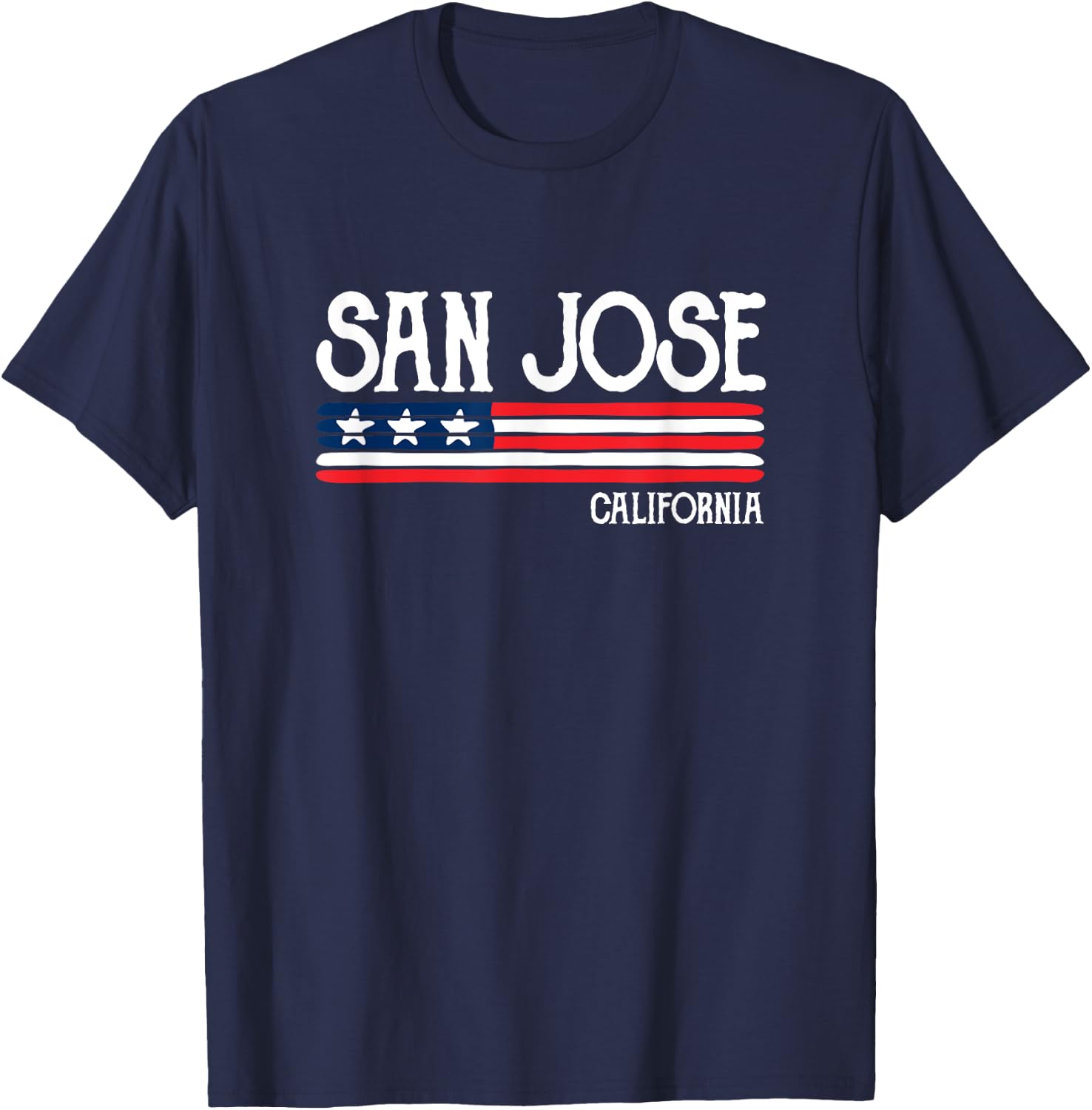 San Jose California Souvenir Gift T-Shirt - T-Shirt | Navy