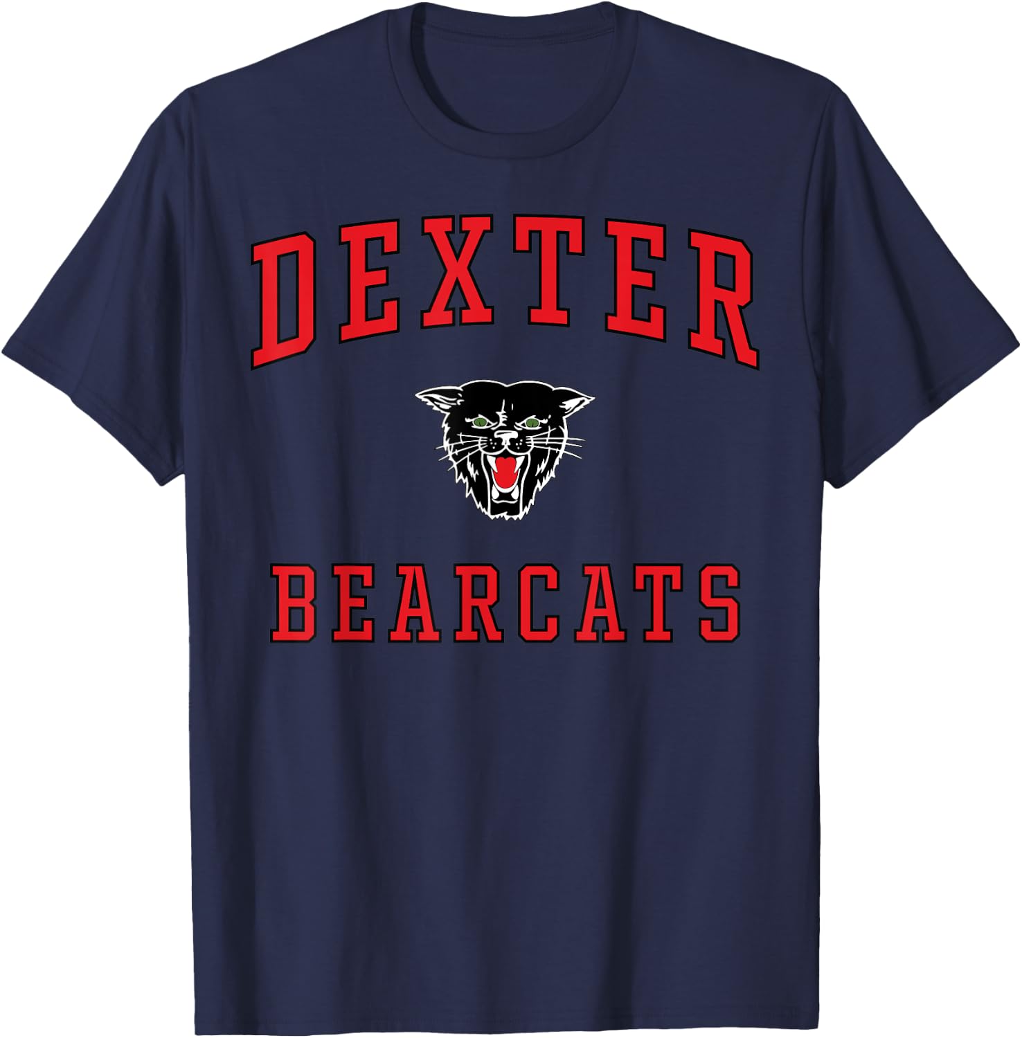 Dexter High School Bearcats T-Shirt - T-Shirt | Navy