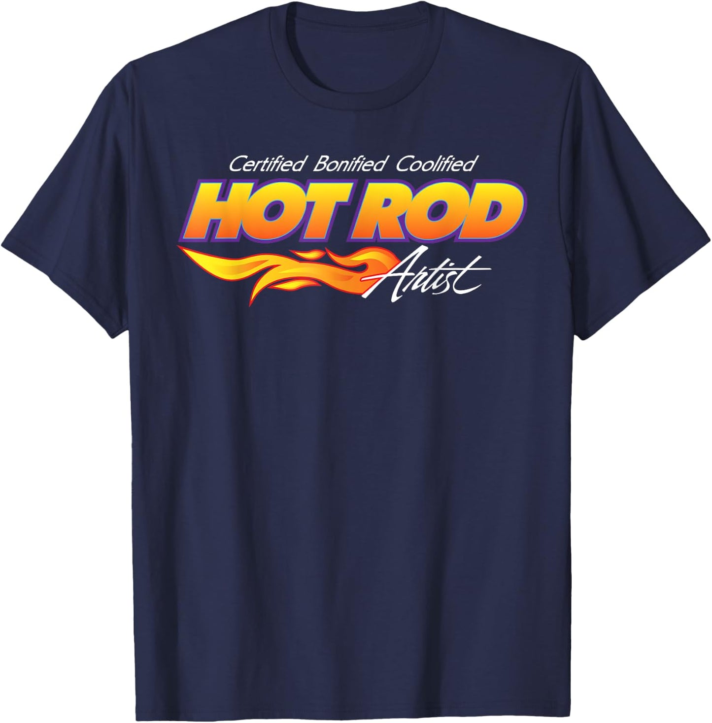 Hot Rod Artist Cartoonist T-Shirt - T-Shirt | Navy