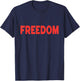 I Love The Taste of Freedom - Couples Matching 4th of July T-Shirt - T-Shirt | Navy