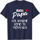 Playera para el Dia del Padre Regalo para Papa y Abuelo T-Shirt - T-Shirt | Navy