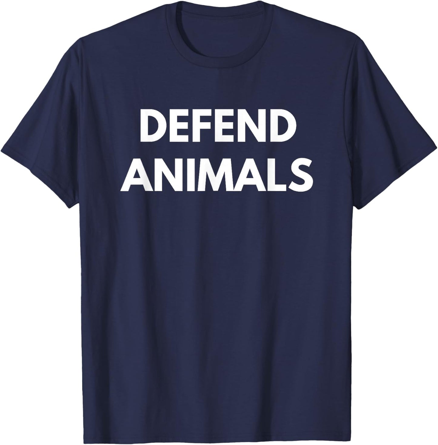 Defend Animals - Vegan Lifestyle T-Shirt - T-Shirt | Navy