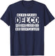 POP CULT URBAN CITY We're From Delco No One Likes Us We Don't Care Delco T-Shirt - T-Shirt | Navy