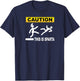 Caution This Is Sparta - Humorous T Shirt T-Shirt - T-Shirt | Navy