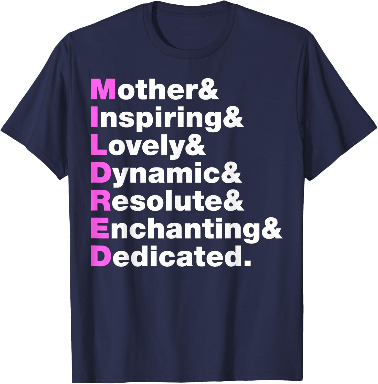 Mildred Name Gift - Personalized Mildred T-Shirt - T-Shirt | Navy
