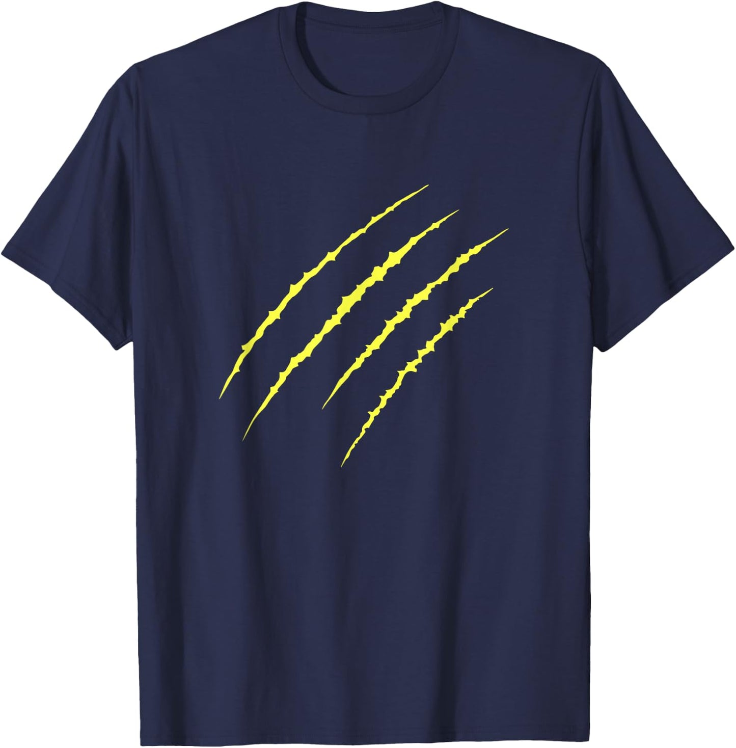 Werewolf Monster Claw Scratch Shirt Women Kids T-Shirt - T-Shirt | Navy
