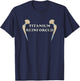 Hip Replacement TITANIUM REINFORCED Funny Hip Surgery T-Shirt - T-Shirt | Navy