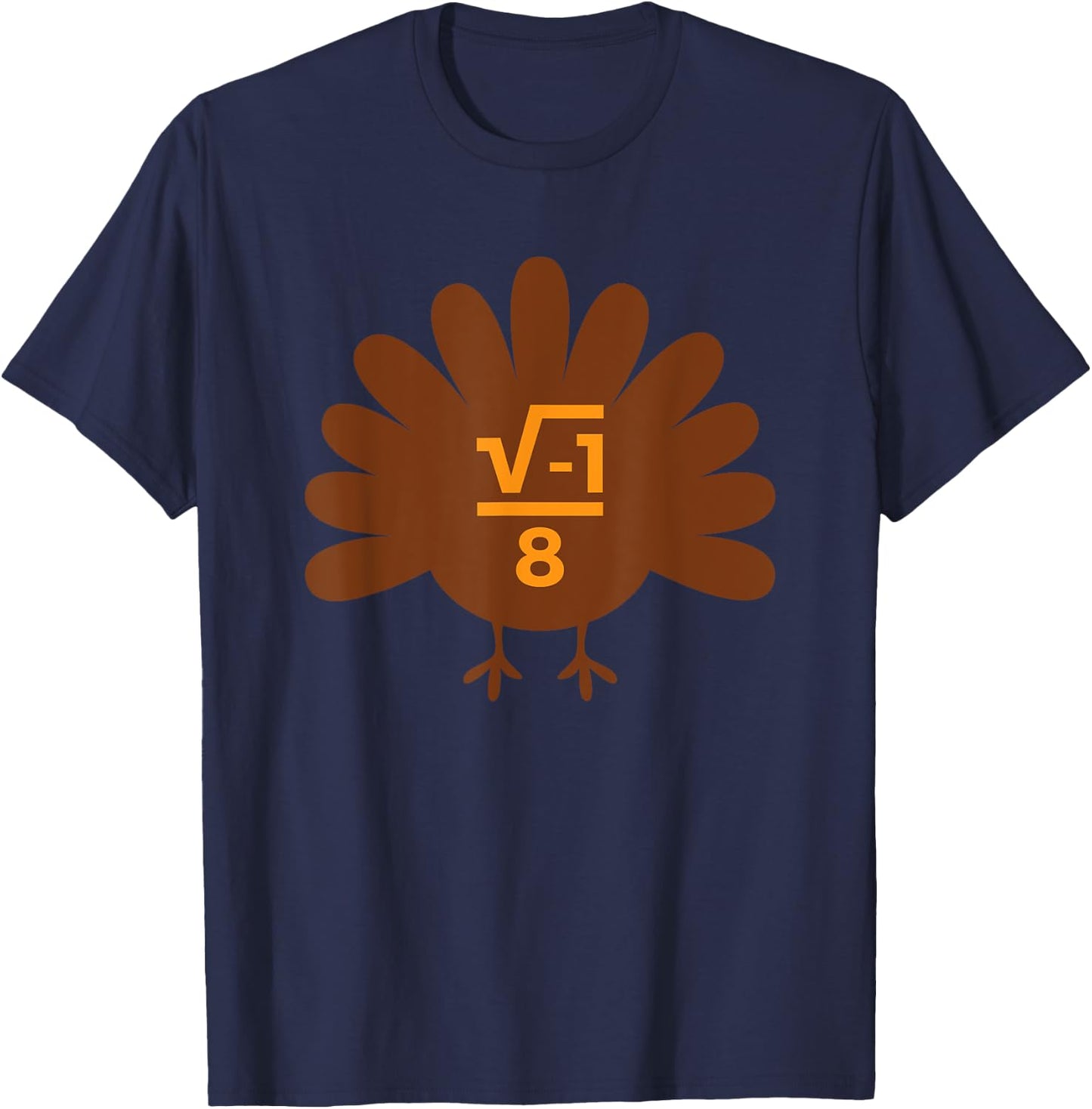 Thanksgiving Math Teacher Math Symbol Men Women Girls Kids T-Shirt - T-Shirt | Navy