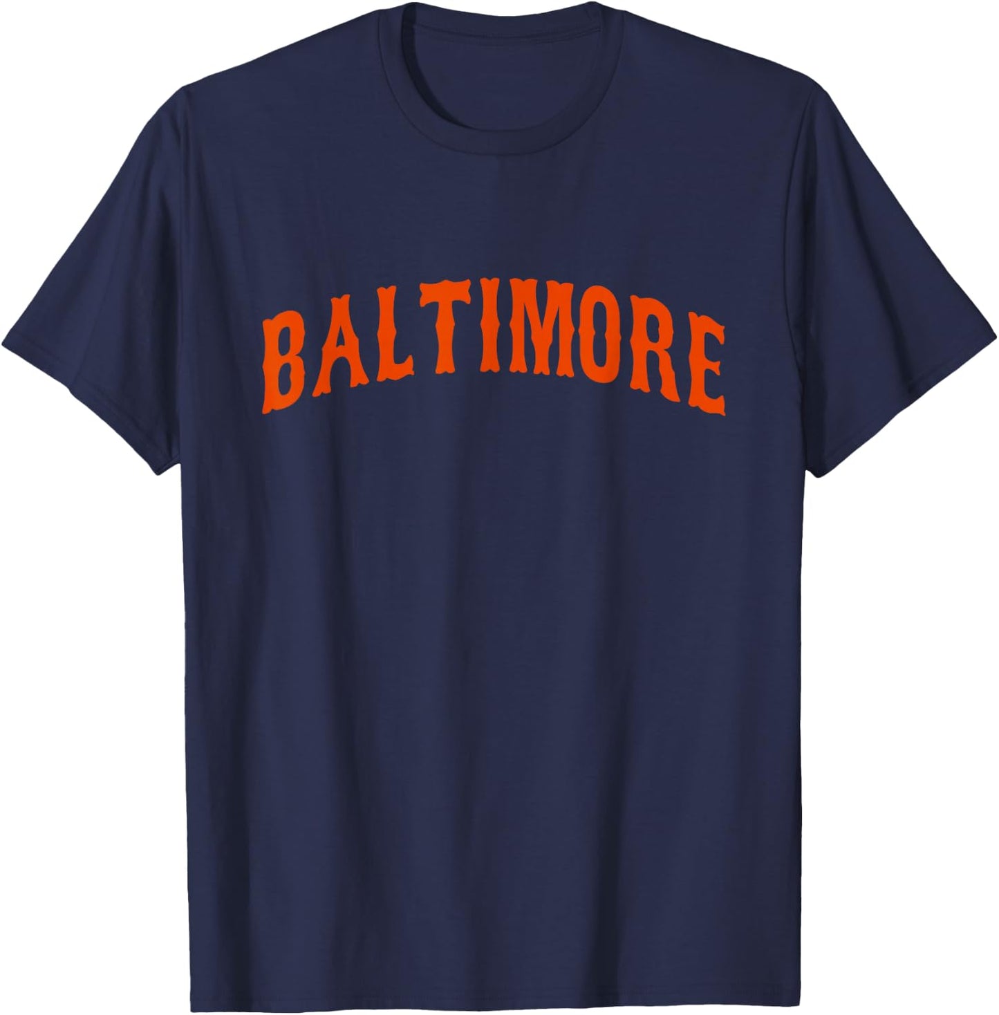 Baltimore - Throwback Design - Classic T-Shirt - T-Shirt | Navy
