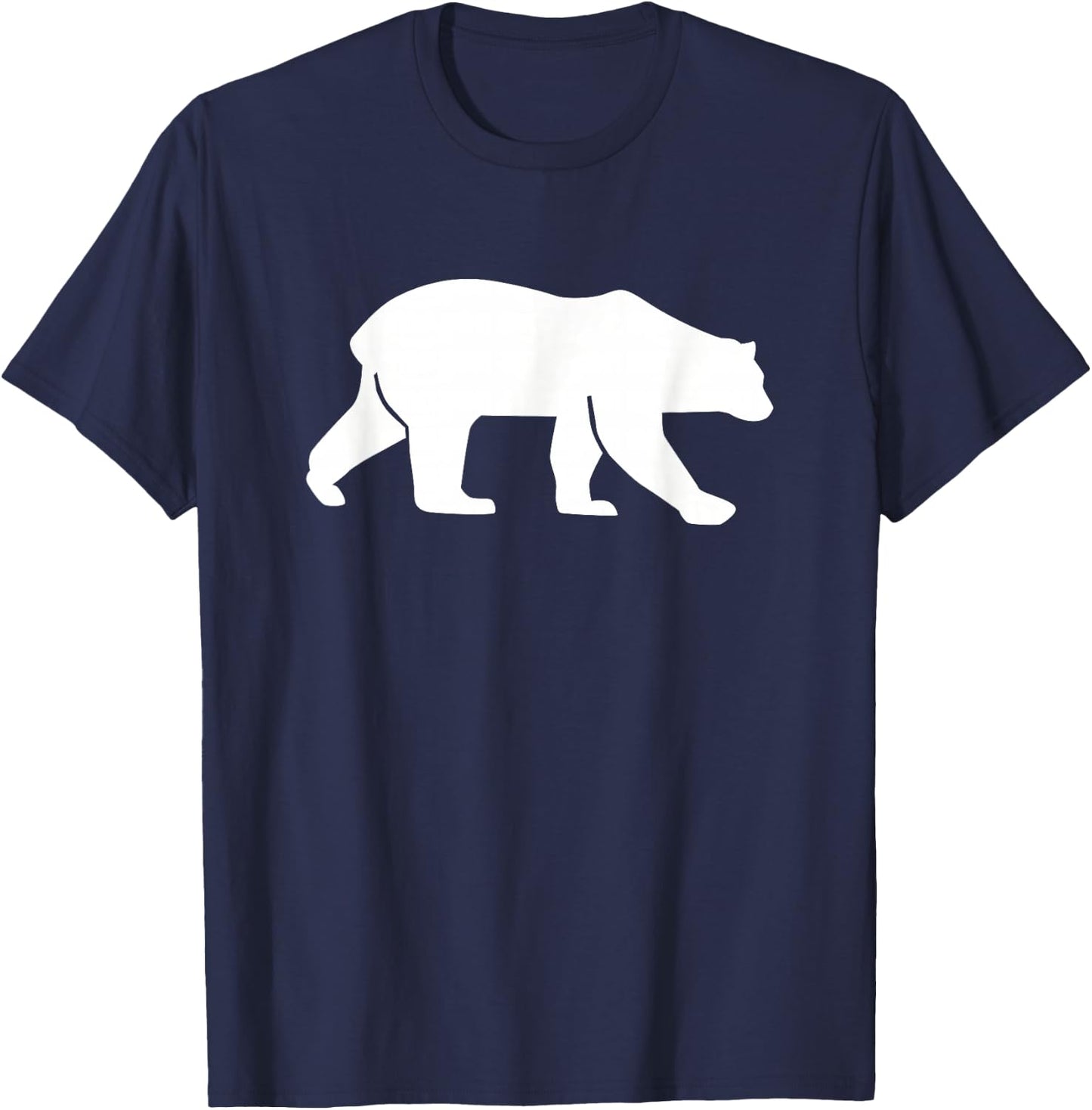 Walking polar bear T-Shirt - T-Shirt | Navy