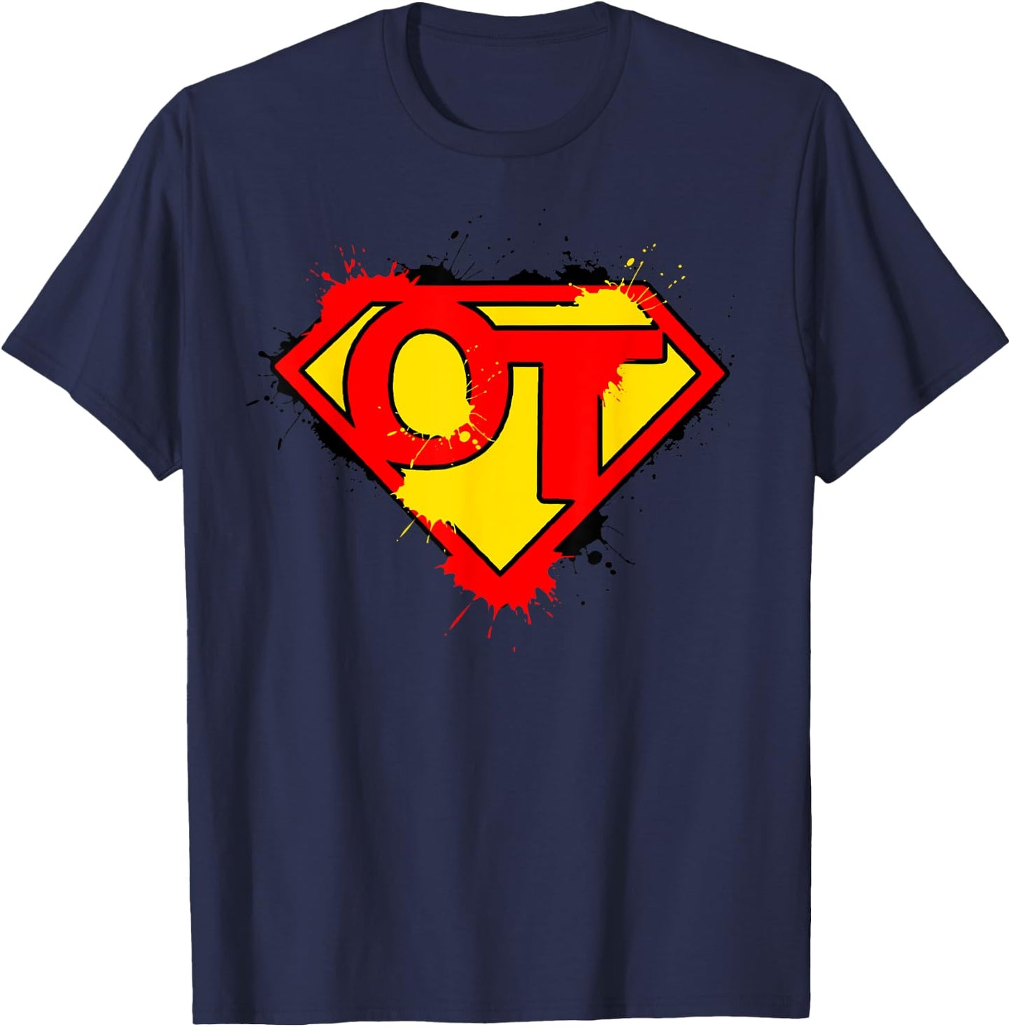Super OT Occupational Therapy T-Shirt - T-Shirt | Navy