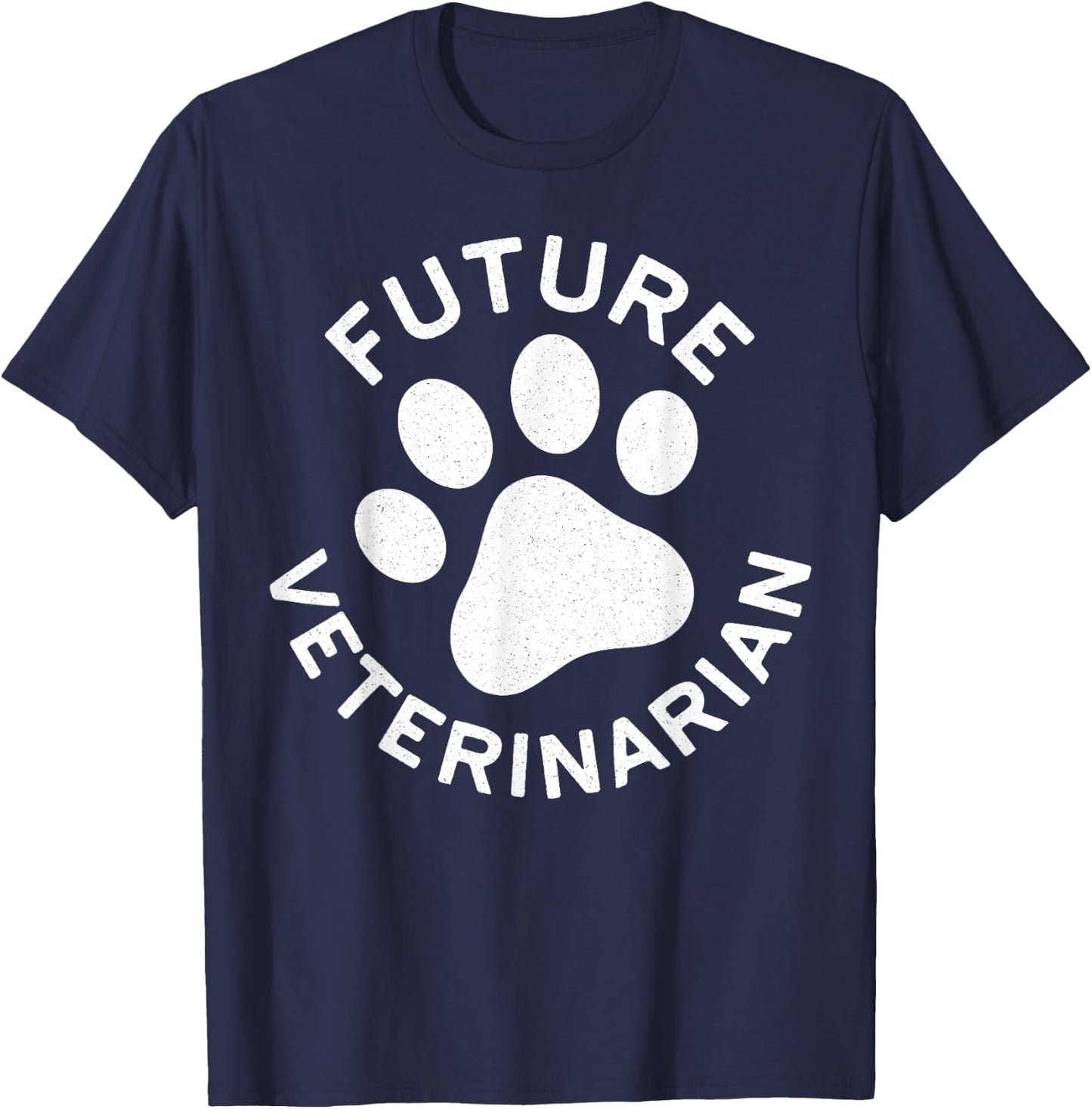 Future Veterinarian Student Doctor Animal Lover Gift T-Shirt - T-Shirt | Navy