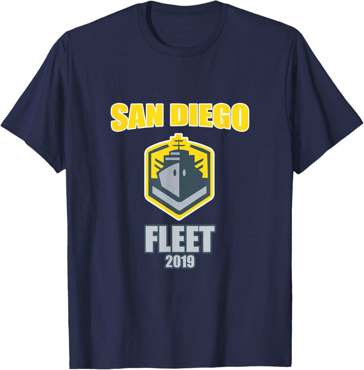 San Diego Football Fleet Shirt Vintage Logo T-Shirt - T-Shirt | Navy