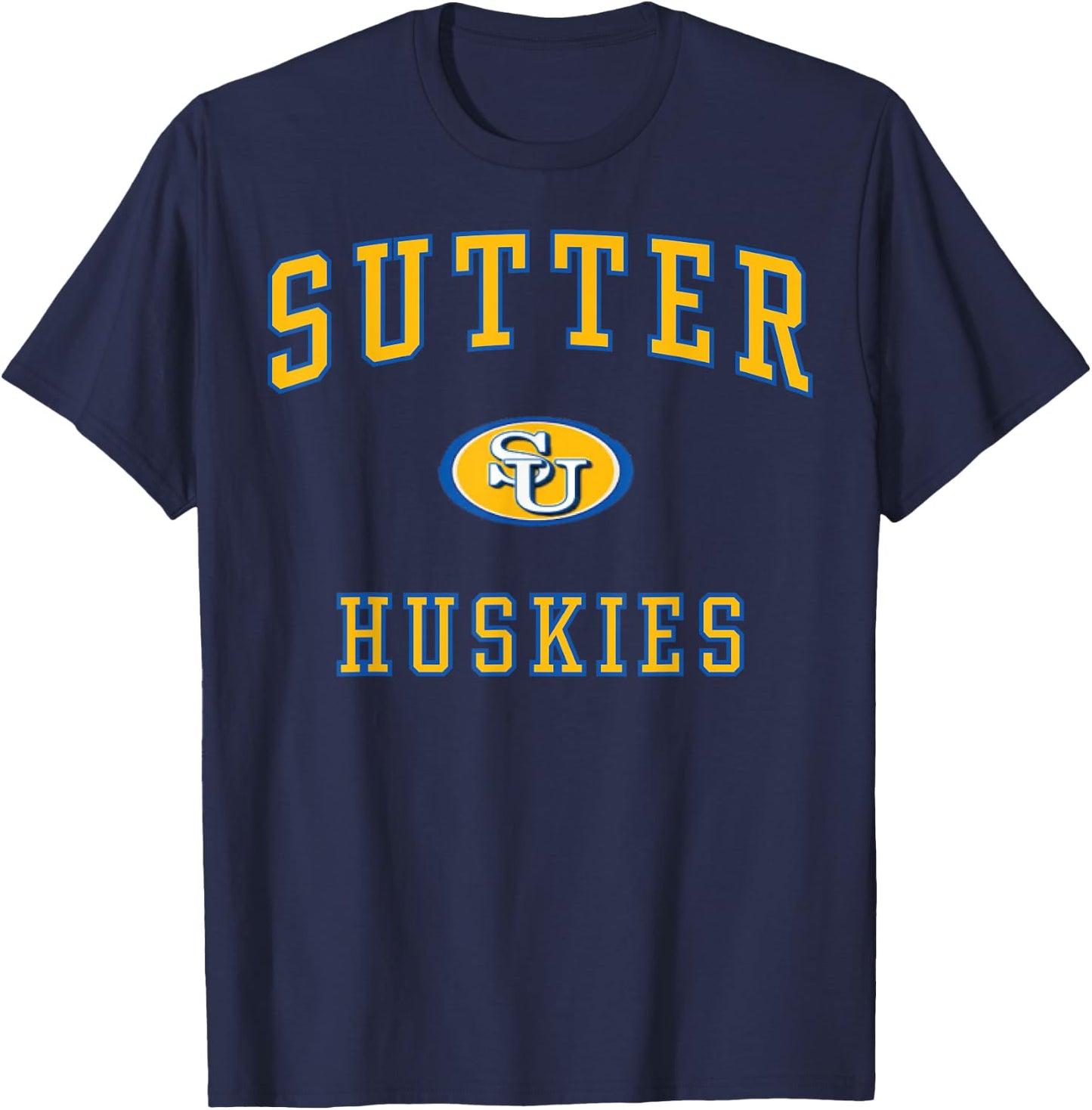 Sutter Union High School Huskies C1 T-Shirt - T-Shirt | Navy