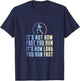 Funny Long Distance Runner XC Coach Cross Country Gift T-Shirt - T-Shirt | Navy