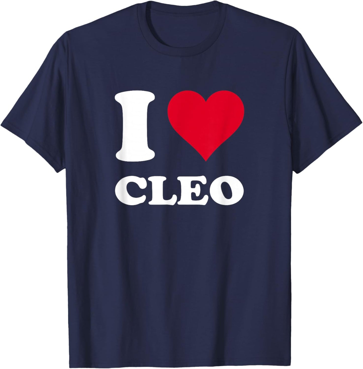 I Love Cleo T-Shirt - T-Shirt | Navy