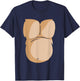Funny Monkey Gorilla Hairy Chest Costume T Shirt T-Shirt - T-Shirt | Navy