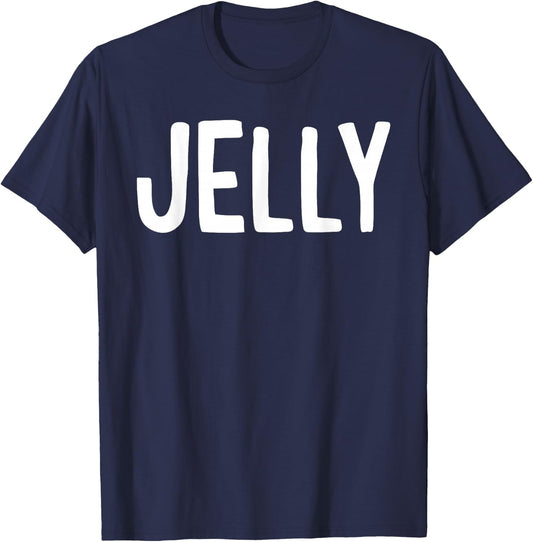 Jelly Shirt Adult Men Women Kids Matching Jelly Costume T-Shirt - T-Shirt | Navy